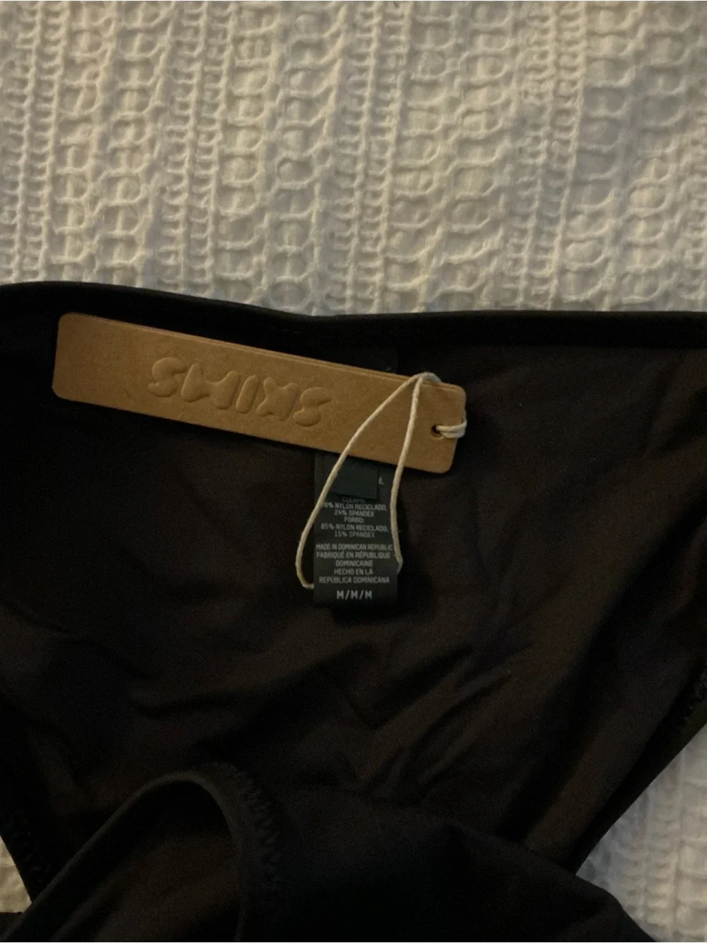 SKIMS Black Tie-Side  BOTTOM